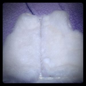 Kids furry vest